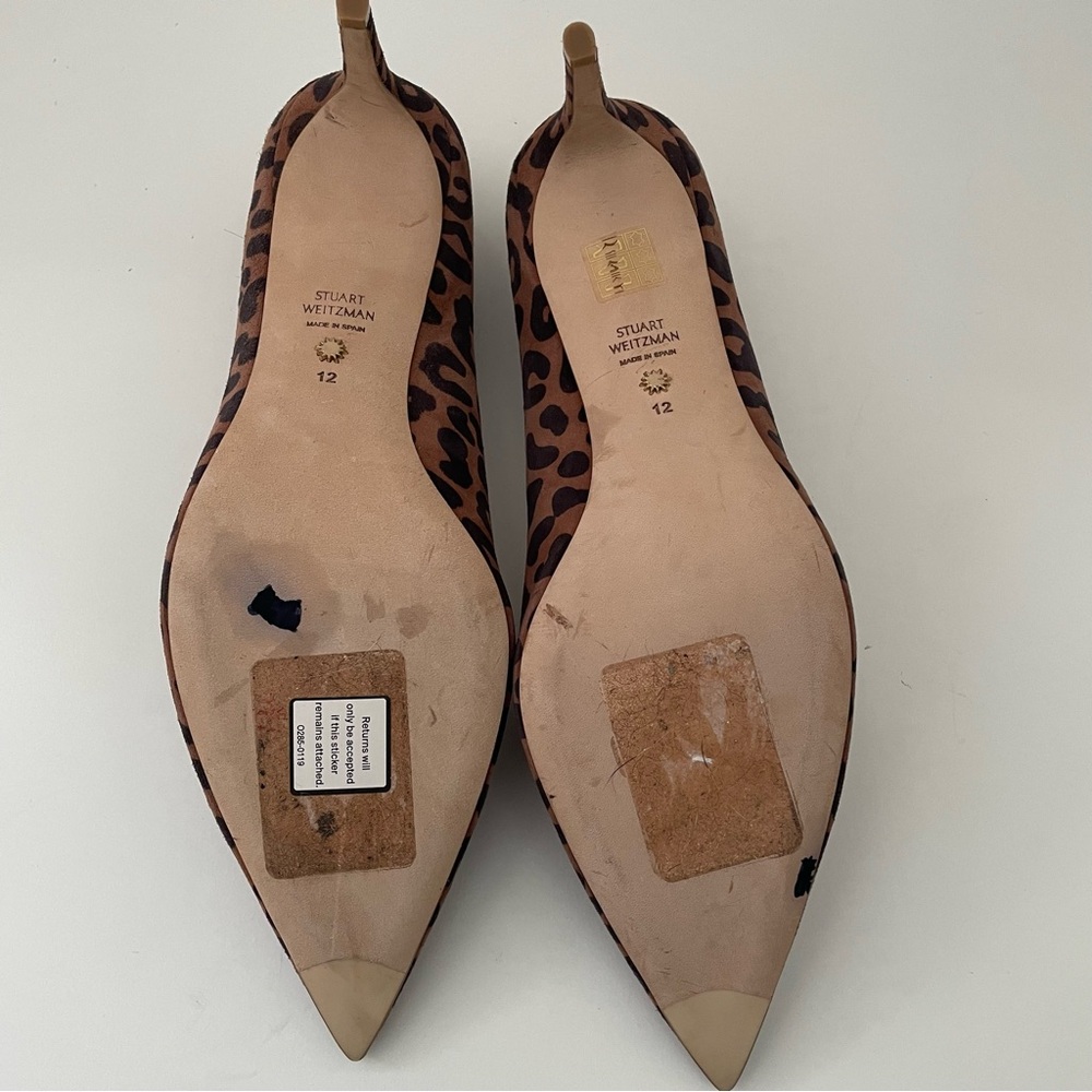 Stuart Weitzman Leopard Print Heels - Picture 10 of 10